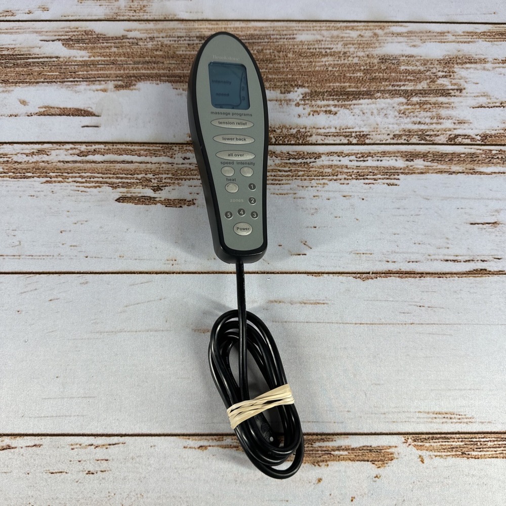 Brookstone Back & Seat Massager Pad with Heat and Wired Remote